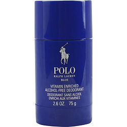Polo Blue By Ralph Lauren Deodorant Stick Alcohol Free 2.6 Oz