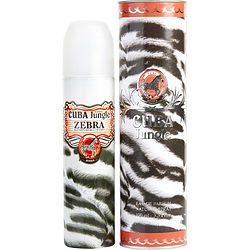 Cuba Jungle Zebra By Cuba Eau De Parfum Spray 3.3 Oz