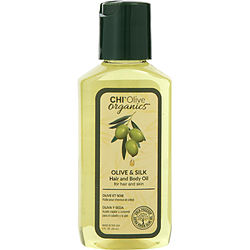 Olive Organics Olive & Silk Hair & Body Oil 2 Oz