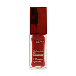 Clarins Lip Comfort Oil Shimmer - # 07 Red Hot  --7ml-0.2oz By Clarins