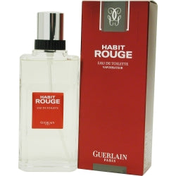 Habit Rouge By Guerlain Edt Spray 3.3 Oz (new Packaging)