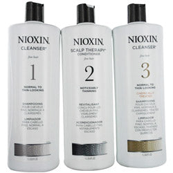 Set-3 Piece Full Kit System 5 With Cleanser Shampoo 5 Oz & Scalp Therapy Conditioner 5 Oz & Scalp Treatment 1.7 Oz