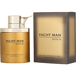 Yacht Man Gold By Myrurgia Edt Spray 3.4 Oz